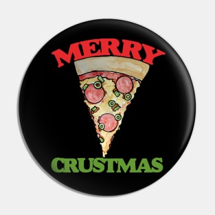 Merry CRUSTmas pizza christmas Pin