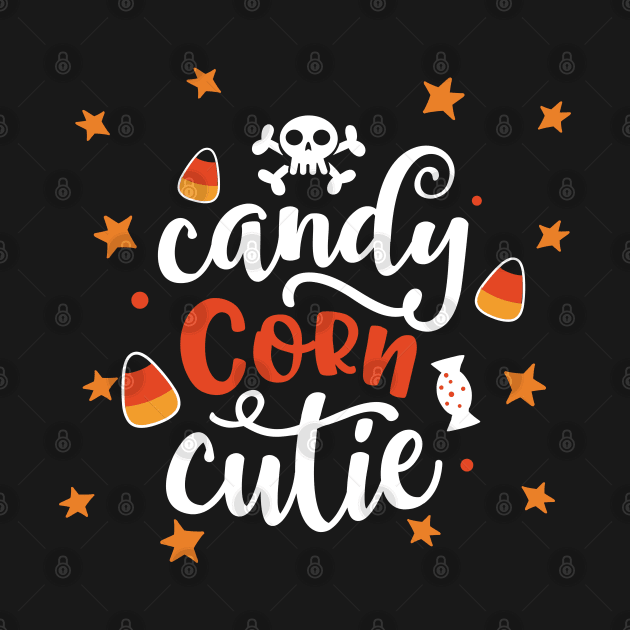 Candy Corn Cutie Halloween Couple by Barts Arts