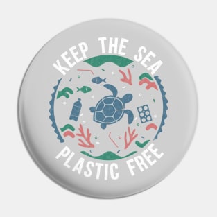 Keep the sea plastic free Pin