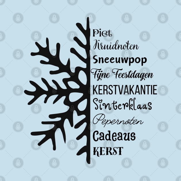 Christmas Snowflake Dutch Language by stressless