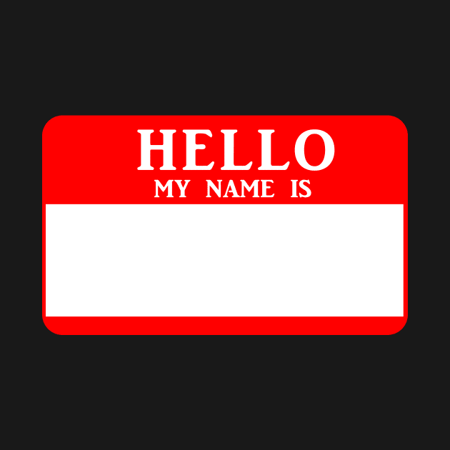 Hello My Name Is by dhuffines