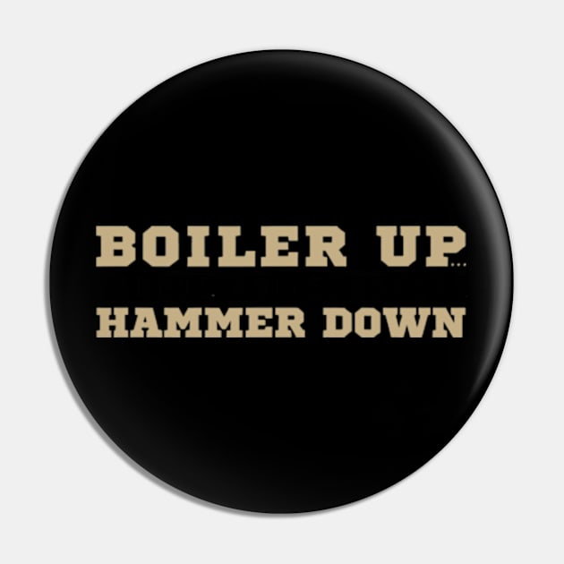 Purdue University Boilermakers Between The Lines Pin by YASSIN DESIGNER