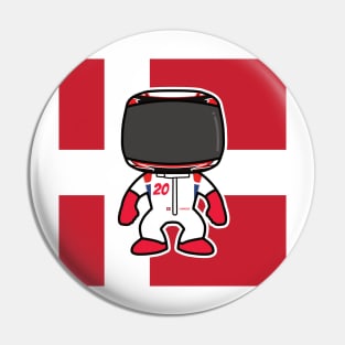 Kevin Magnussen Custom Bobblehead - 2022 Season Flag Edition Pin