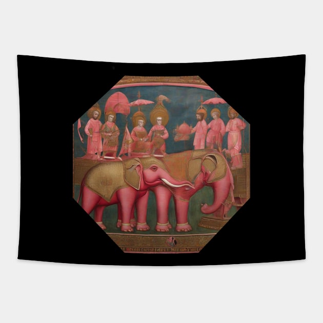 Cool elephant art Tapestry by sailorsam1805