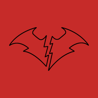 Red Death Metal Emblem V2 T-Shirt