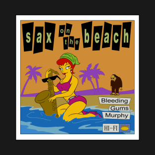 Sax Beach T-Shirt