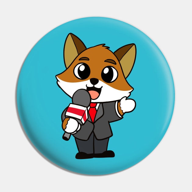 News Fox Pin by WildSloths