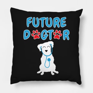 Future Dogtor Veterinarian Student Pillow