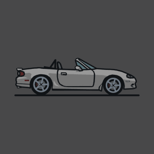 Grey Mazdaspeed miata top-down T-Shirt