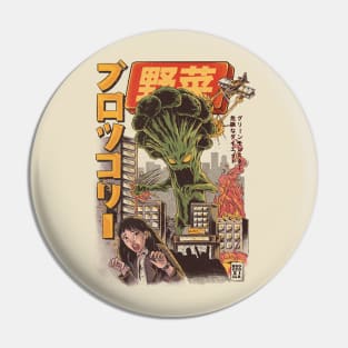 THE BROCCOZILLA Pin