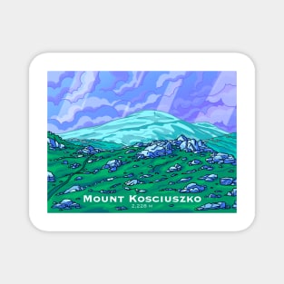 Mount Kosciuszko "8 Peaks" Magnet