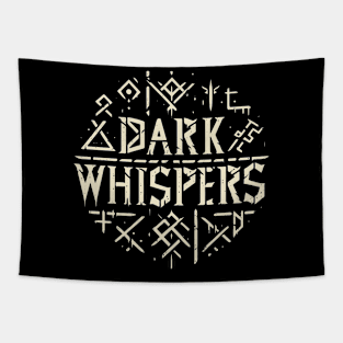 Runes or Occult Symbols - Dark Whispers Tapestry