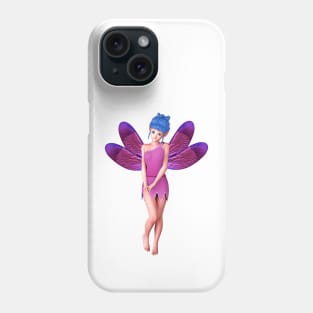 I need a hug elf fairy faerie pink dragonfly wings Phone Case