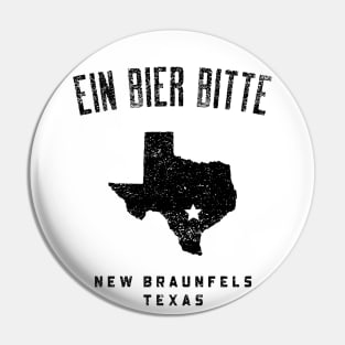 New Braunfels Texas Ein Bier Bitte Pin