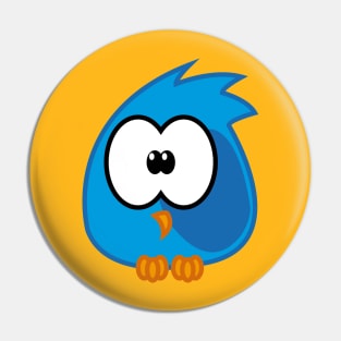 Blue birdie Pin