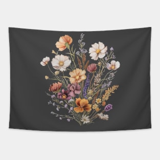 Floral design in boho style Tapestry