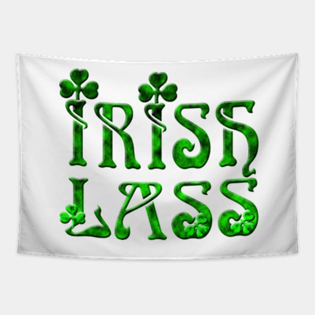 Irish Lass Tapestry by Izmet