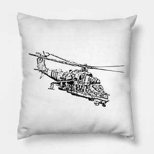 Mi 24 Hind Pillow