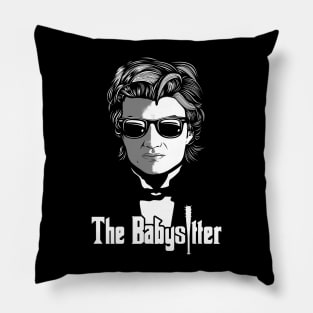 The Babysitter Funny Movie Tv Series Parody Retro Vintage Mashup Pillow