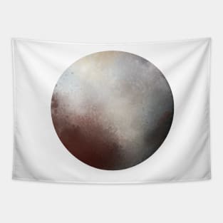 Pluto planet sticker Tapestry