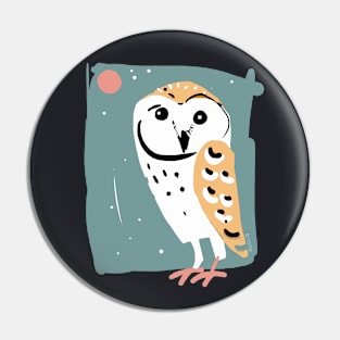 Barn Owl#3 Pin