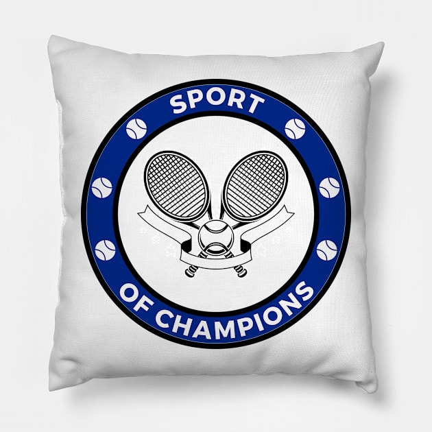 French Open: Sport Of Champions Pillow by TopTennisMerch