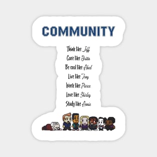 To be like Community · TV show Magnet