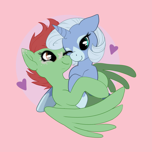 Cuddle ponies by Gekroent