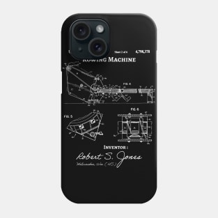 Erg rowing machine patent Phone Case