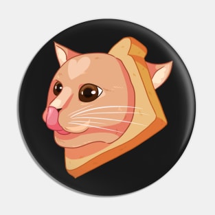 Toast Cat Pin