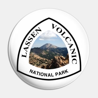 Lassen Volcanic National Park shield Pin