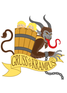 Gruss vom Krampus Magnet