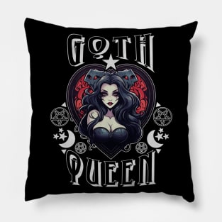 Goth Queen - Vintage Pillow