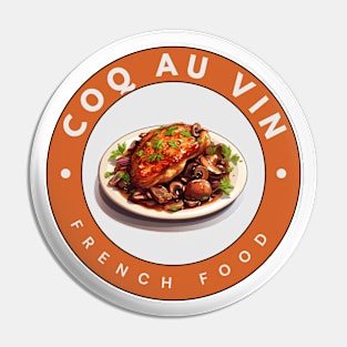 Coq au vin | French cuisine | Traditional Food Pin