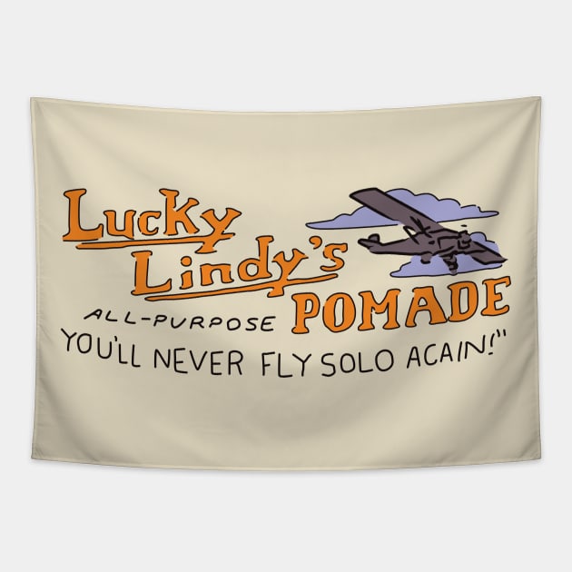 Lucky Lindi's Pomade Tapestry by saintpetty