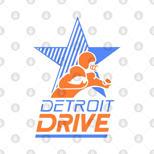 Defunct Detroit Drive Football by LocalZonly