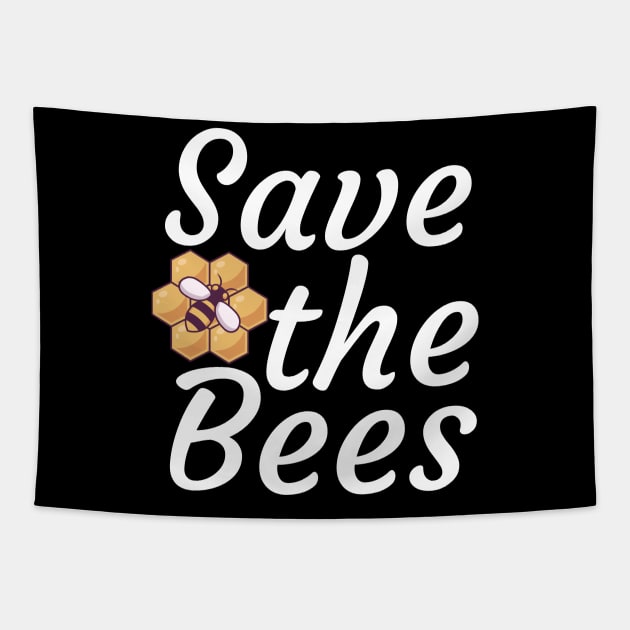 Save the bees Tapestry by maxcode