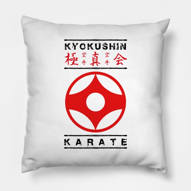 Kyokushin Karate Pillow by juyodesign