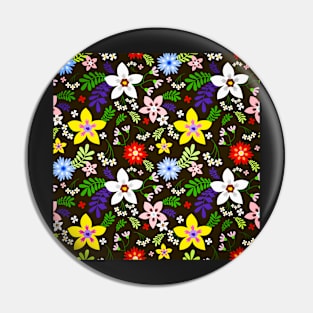 Autumn floral pattern Pin