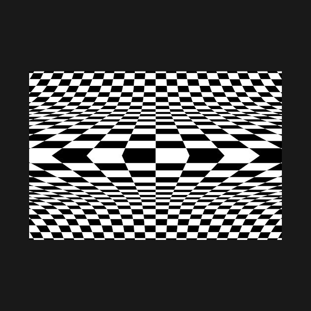 3d view of a checkerboard background by Choulous79