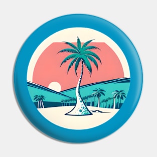 Summer Vibes - Retro Palm Pin