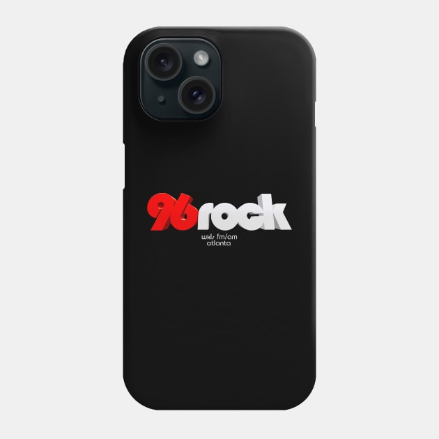 WKLS 96 Rock Atlanta 3D Phone Case by RetroZest