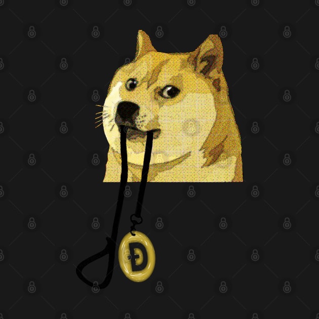 The Doge is Ready to Run - Dogecoin Logo by LunarLanding