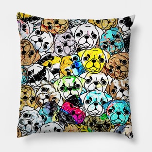 Gemstone Pugs Pillow