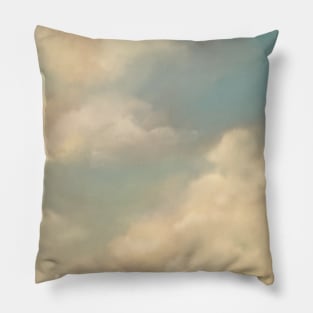 Dramatic Classical Sky Clouds Romantic Aesthetic Pillow