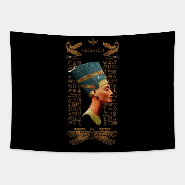 Nefertiti Tapestry by NRO Arte Digital