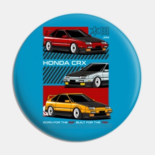 Retro Honda CRX Pin