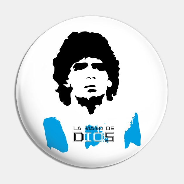 The Legend Maradona Pin by Tuwegl