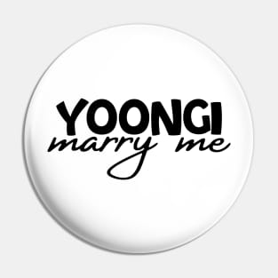 Yoongi marry me (BTS SUGA) Pin