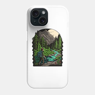 Cute Hiker Design - Buy and Plant a Tree Phone Case